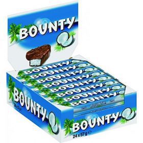 Bounty Coconut Milk Chocolate - 24 Pcs Box