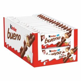 Kinder Bueno Chocolate Bars 43g Box (Pack of 30)