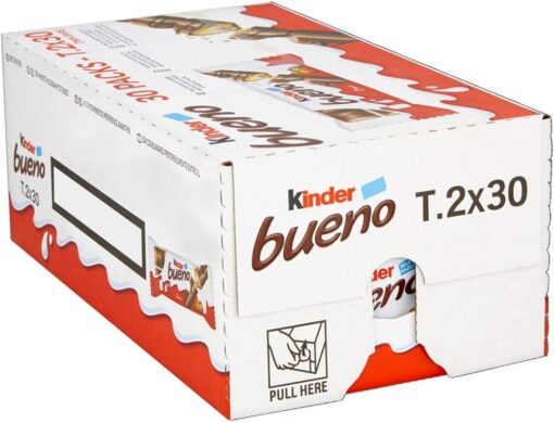 Kinder Bueno Chocolate Bars Pack of 30