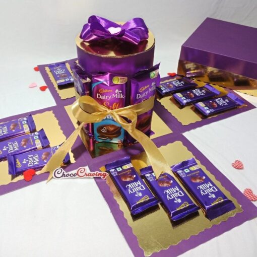 Explosion Box Chocolate purple
