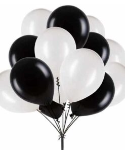Black and White Combination Balloon