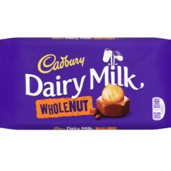 cadbury dairy milk whole nut bar 200g