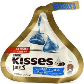 Hershey's Kisses Chocolates Pack Cookies 'N' Creme 33 Pcs 150gm