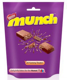 Nestle Munch Chocolate Coated Crunchy Wafer 222g