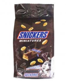 Snickers Miniatures Chocolate Bag 220g