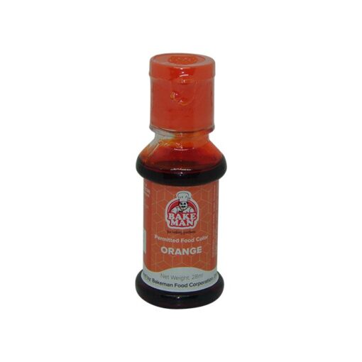 bakeman food coloring orange 28ml