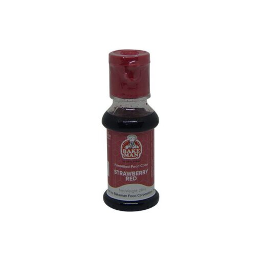 bakeman strawberry red food coloring 28ml