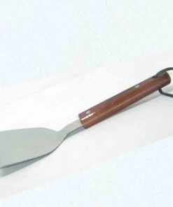 Scrapper with wooden handle
