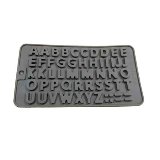 Silicon Font Chocolate Mold ABCD letters