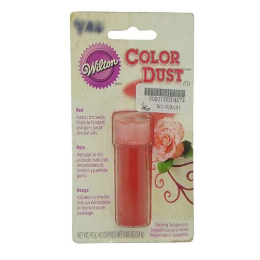 Wilton Color Dust Food Decorative Red