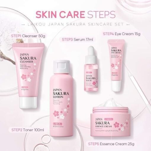 Laikuo Japan Sakura Skincare Set