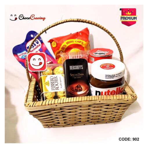 chocolate basket gift 902