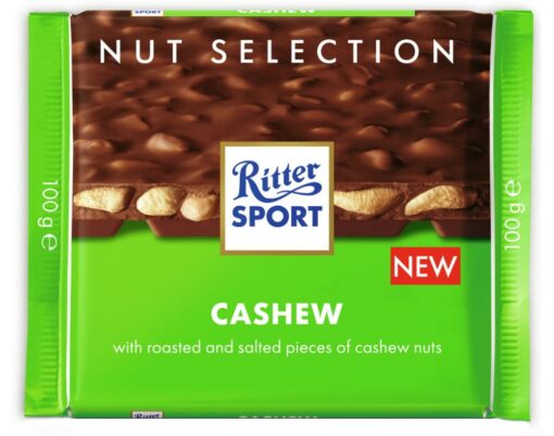 Ritter Sport Milk Chocolate with Cashew 100g