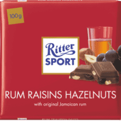 Ritter Sport Rum Raisins Hazelnuts 100g