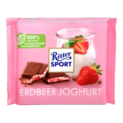 Ritter Sport Strawberry Yogurt 100g