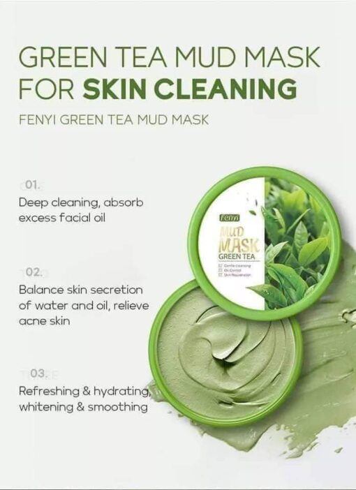 FENYI Green Tea Cleaning Mud Mask 100g