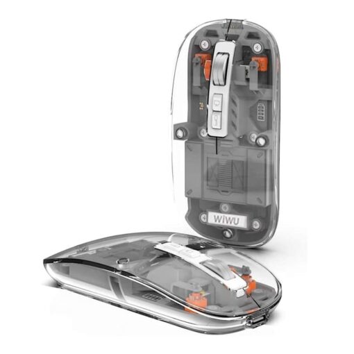 WIWU Crystal Transparent Wireless Mouse black