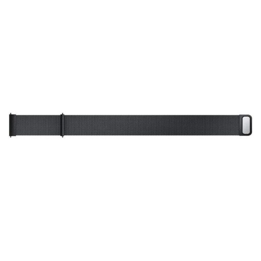 Universal 20mm Metal Magnetic Watch Strap Black