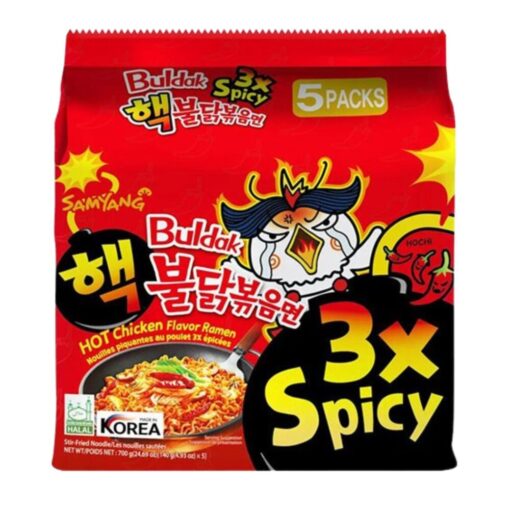 Samyang Buldak Hot Chicken Flavor Ramen 3x Spicy