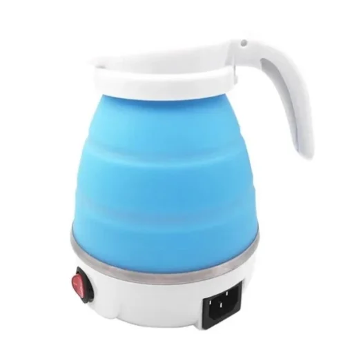 Foldable Travel Electric Kettle With Travel Adapter